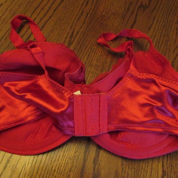 Just My Size Intimates & Sleepwear Just My Size Red Lace Trimmed